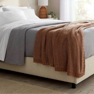Threshold Full/Queen Knit Bed Blanket • 90x92” • Brand New